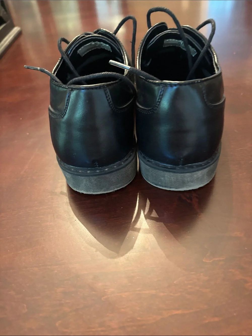 Borelli Classic Black Lace-Up Dress Shoes. boy’s size 6